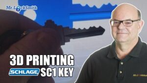 3D Printing Schlage SC1 Key Vancouver West BC